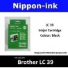 LC39 Black Compatible for Brother Ink Cartridge - LC39BK / LC-39 / LC 39 / DCP-J315W / DCP-J125 / DCP-J140W / MFC-J220