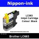 LC663 Black for Brother ink cartridge - LC663BK