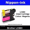 LC663 Magenta Compatible with Brother ink cartridge - LC663M / LC-663 / LC 663