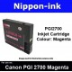 PGI2700 Magenta ( M ) For Canon ink cartridge - MB5070 MB5170 MB5370 MB5470 iB4070  iB4170 - PGI2700M